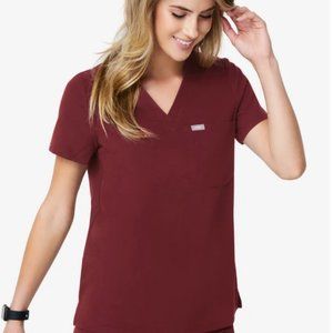 Figs Burgundy Scrub Top (Limited Edition)